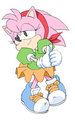 Classic Amy colored sketch. by randomguy999