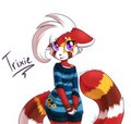 Trixie redpanda by MsDinoGoat