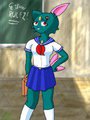 Sneasel Schoolgirl by LunarisParukia