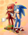 Knuckles and Sonic 