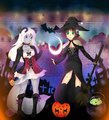 :CM: Yana and Ceri's Halloween by XMireillechanX