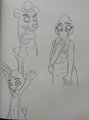 Five Nights at Freddy's sketches