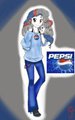 Pepsi girl named Pepi by GoldnPurpleGun