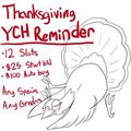 YCH: Thanksgiving Feast Reminder by TsulaKiouku