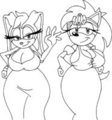 Two Lovely Mothers-Outline