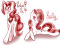 Pinkie and Rarity by InsaneLove