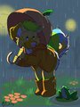 A Rainy Day Villager by peche