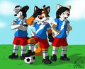 Commission: The soccer players
