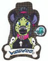 Cutie face badge - Voodoo