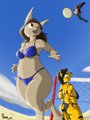 Extremely friendly volleyball match by Plaga