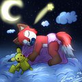 Foxy on his way to dreamland by abdl86