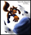 COMMISSION - Tyra the Raccoon by Yoshiunity(DA)