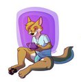 Gaming Before Bed - by Kalida by Xanderblaze